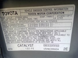 2005 TOYOTA COROLLA, CE MODEL, 1.8L, AT,  Z26276
